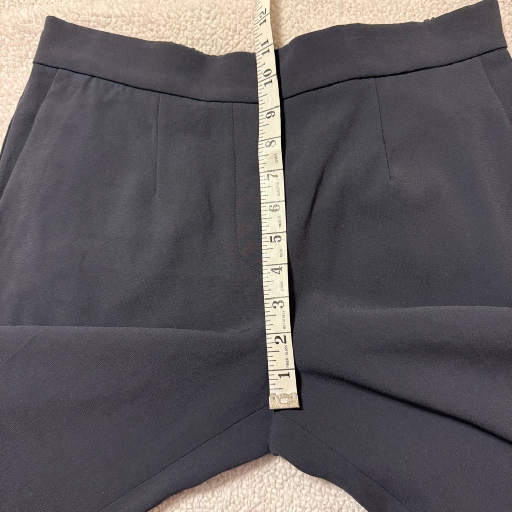 Aritzia Babaton Charcoal Gray Conan Dress Pants Cropped Tapered - Picture 6 of 11